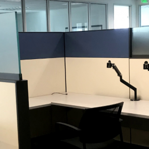 Knoll Dividends Cubicles WIth Glass