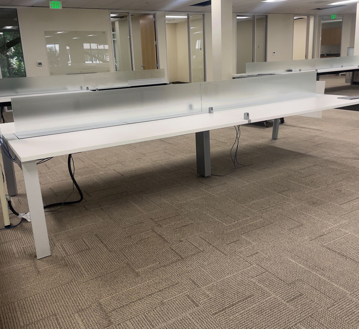 Preowned Knoll Antenna FixedHeight Benching Unit Cubicle Resources