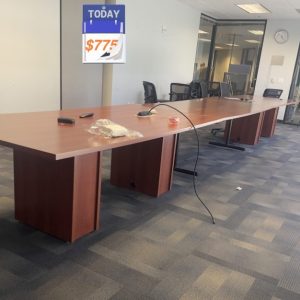48x192 cherry conference table - Image 1